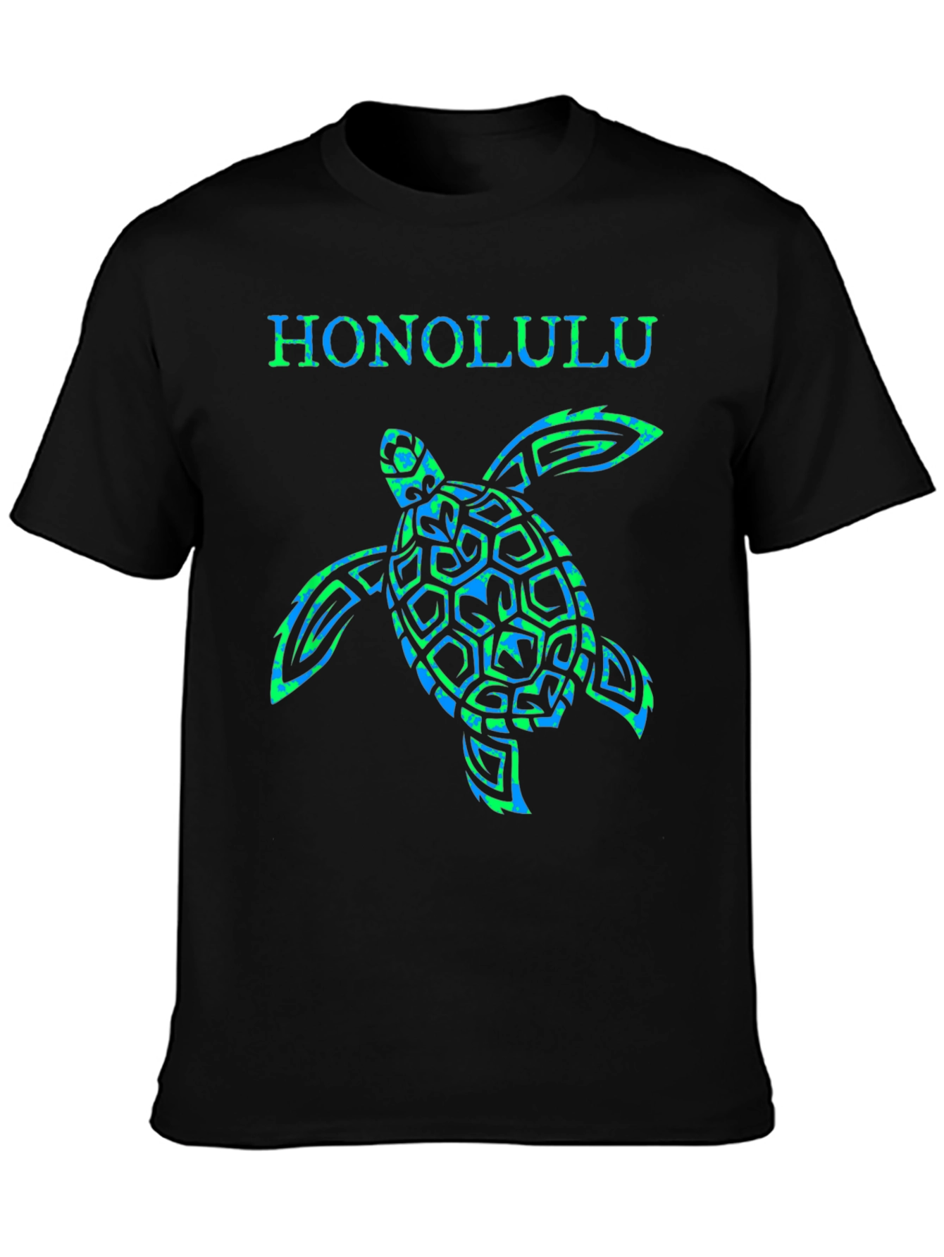 Honolulu Turtle Graphic T-Shirt