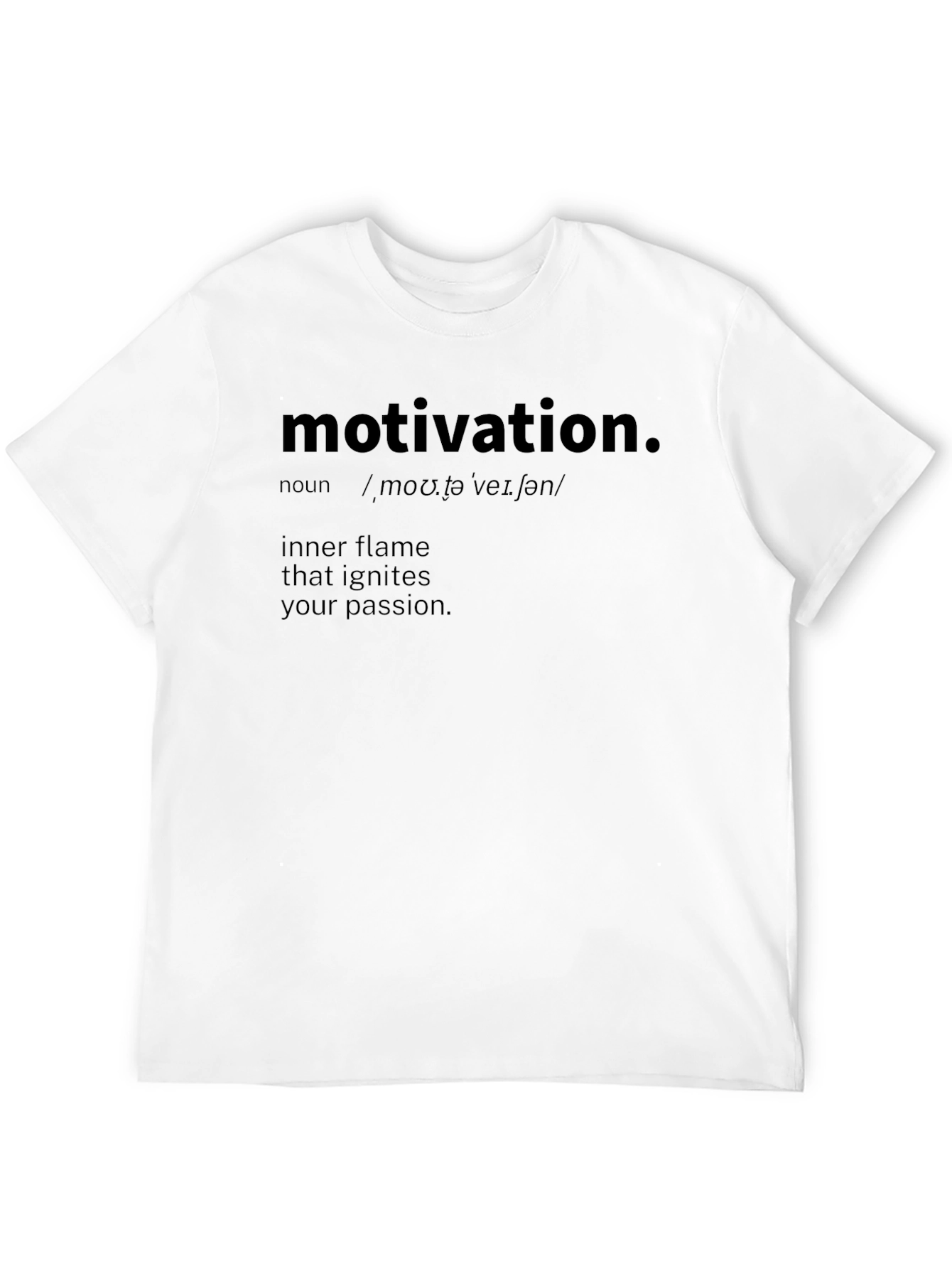 Motivational Definition Black T-Shirt