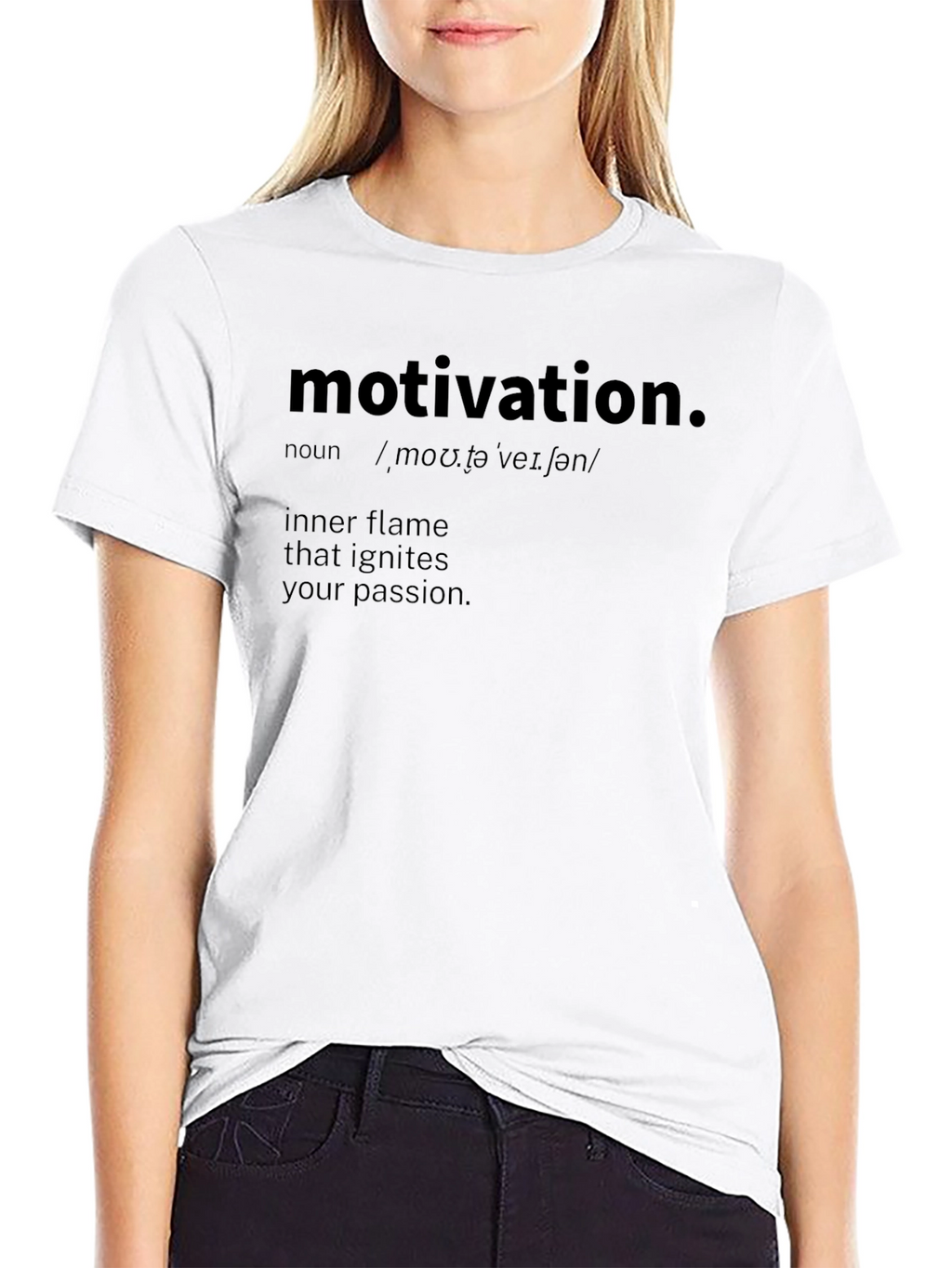Motivational Definition Black T-Shirt