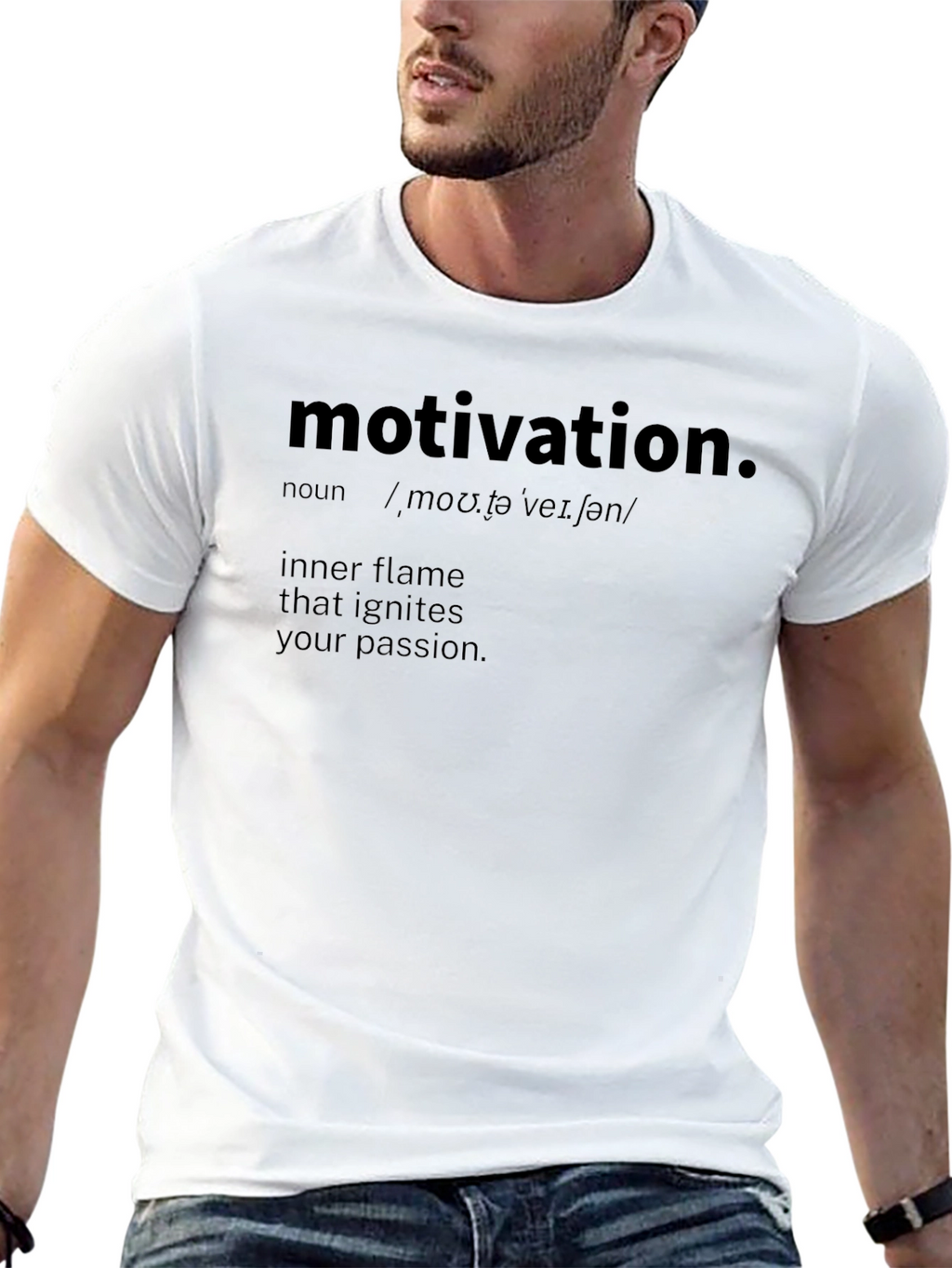 Motivational Definition Black T-Shirt