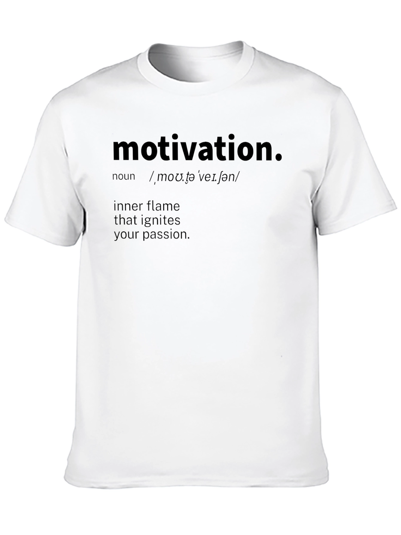Motivational Definition Black T-Shirt