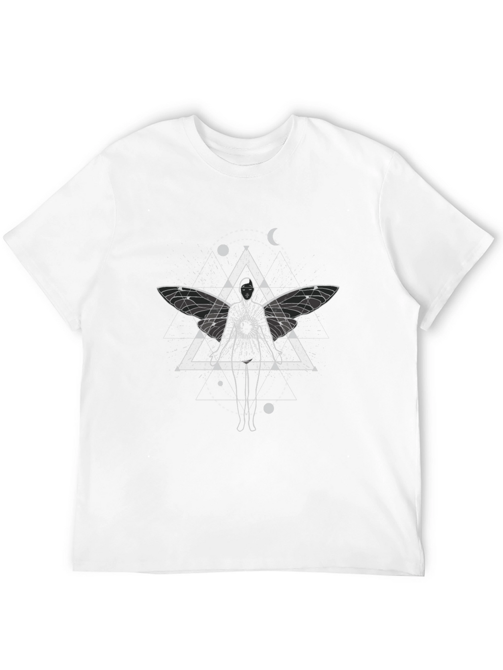 Mystic Butterfly Graphic T-Shirt - Black