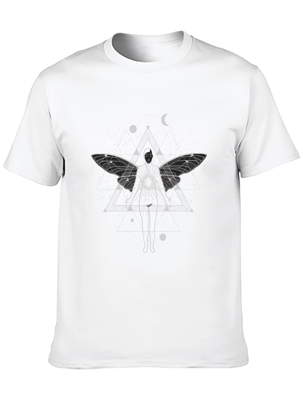 Mystic Butterfly Graphic T-Shirt - Black