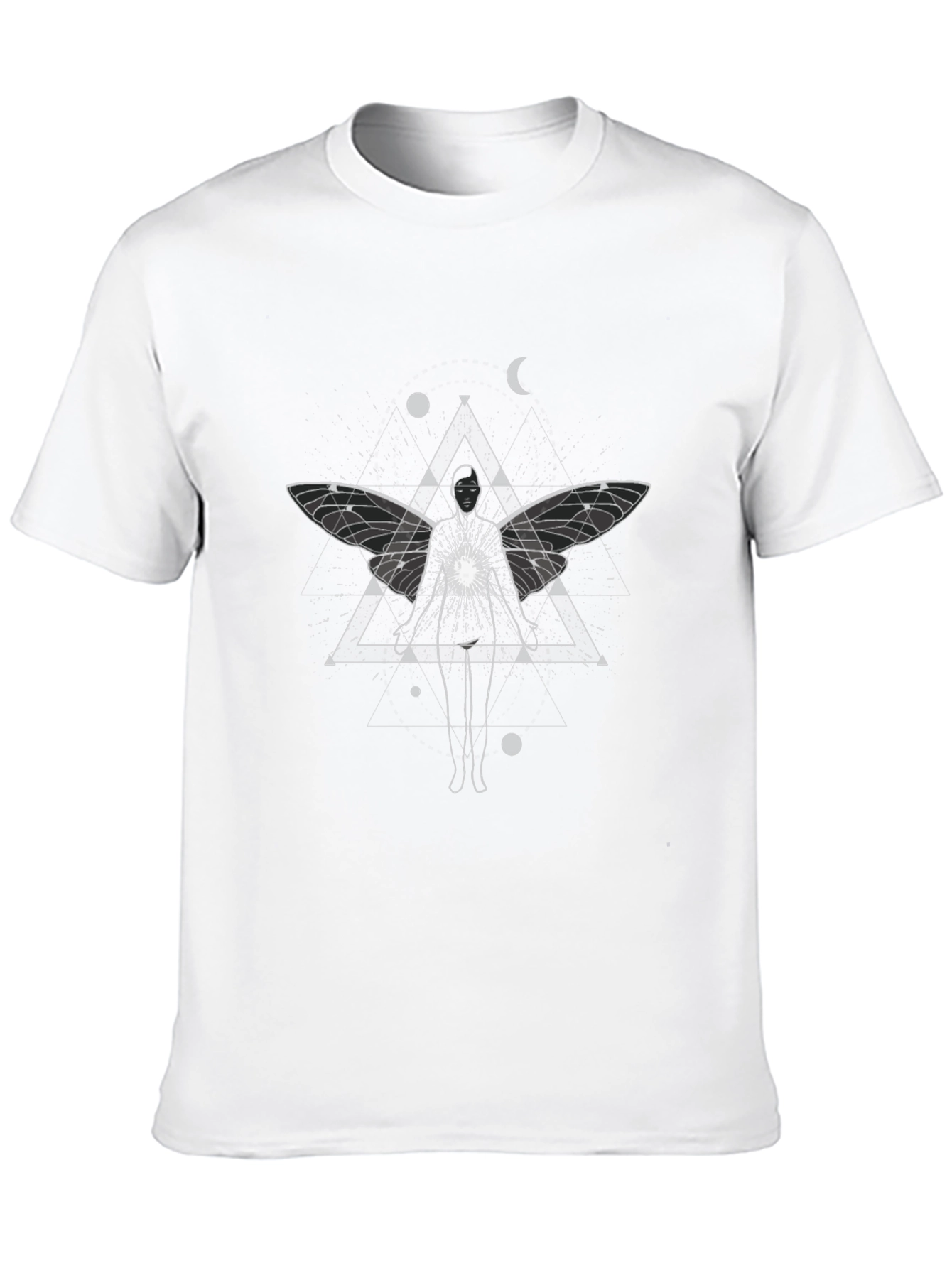 Mystic Butterfly Graphic T-Shirt - Black