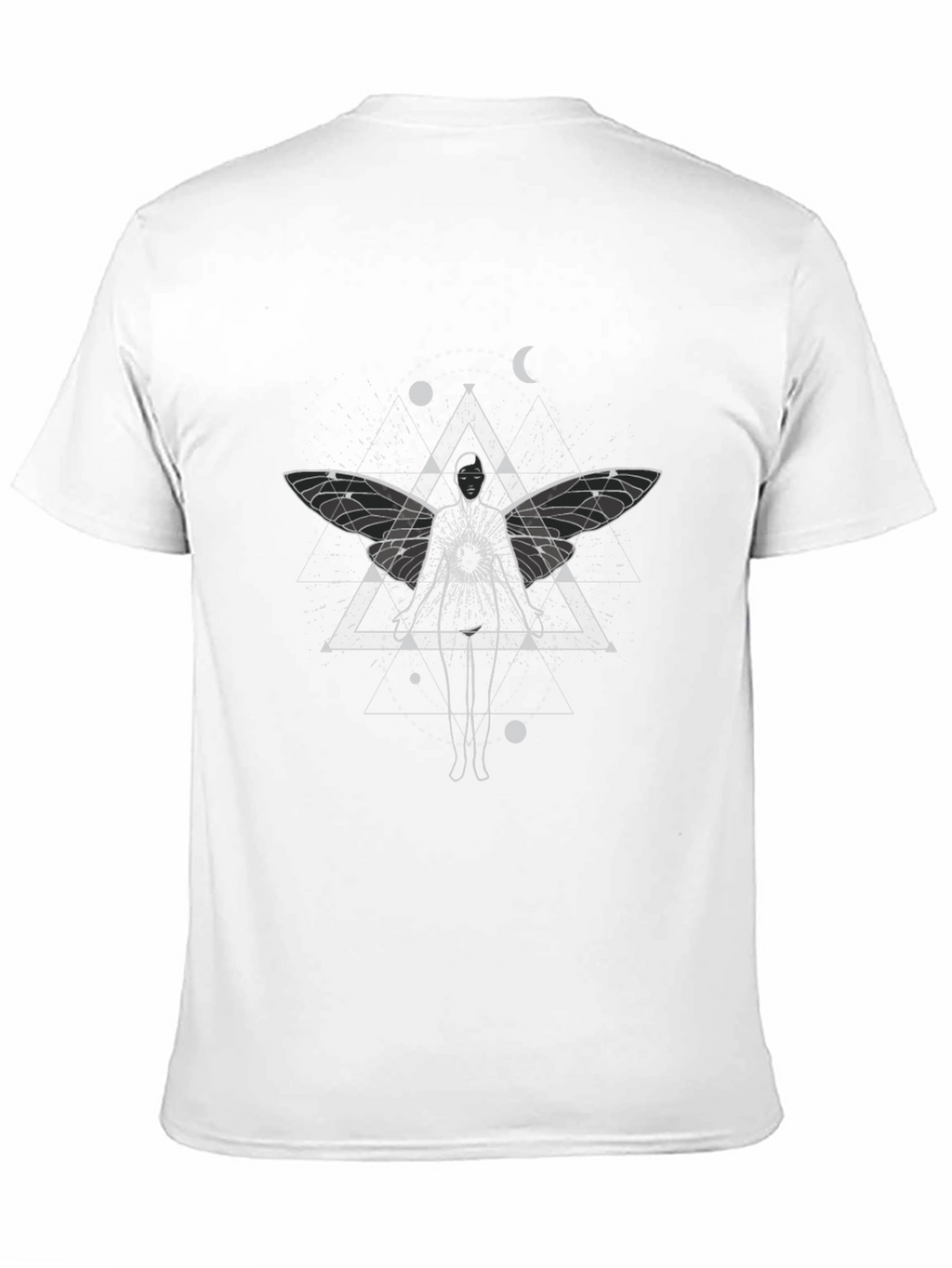 Mystic Butterfly Graphic T-Shirt - Black