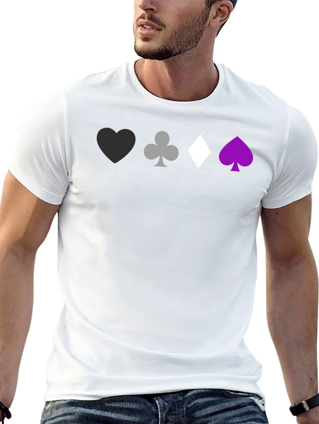Ace Pride Playing Card Suit T-Shirt