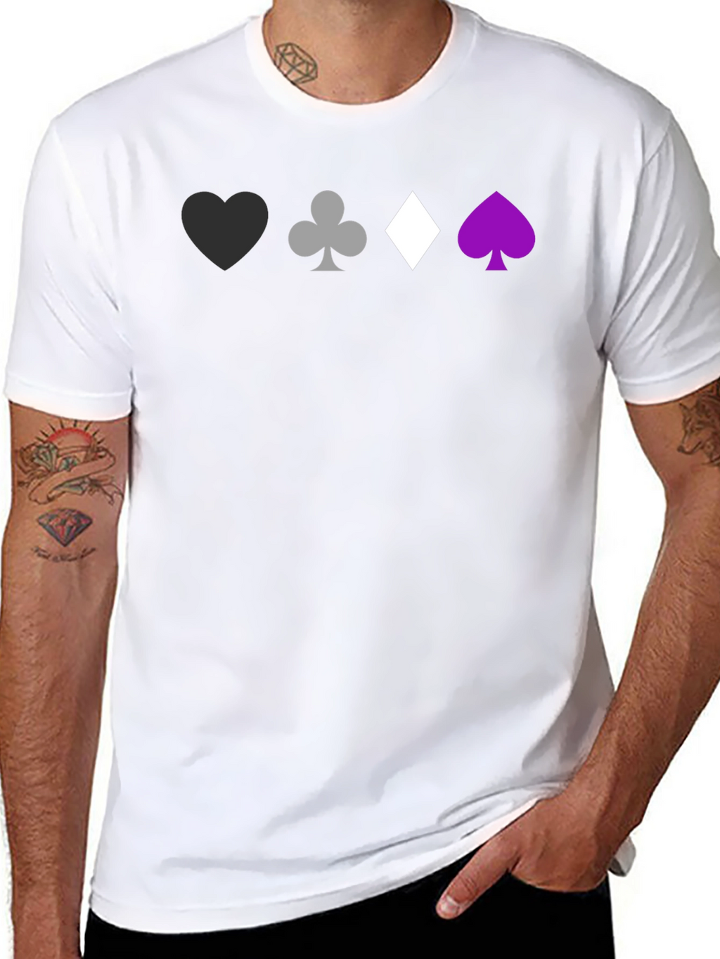 Ace Pride Playing Card Suit T-Shirt