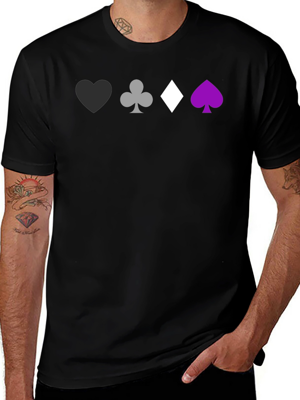 Ace Pride Playing Card Suit T-Shirt