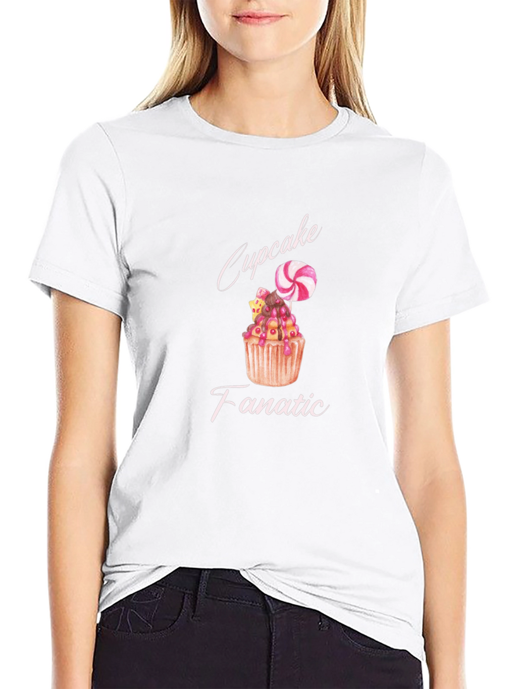 Cupcake Fanatic Black T-Shirt