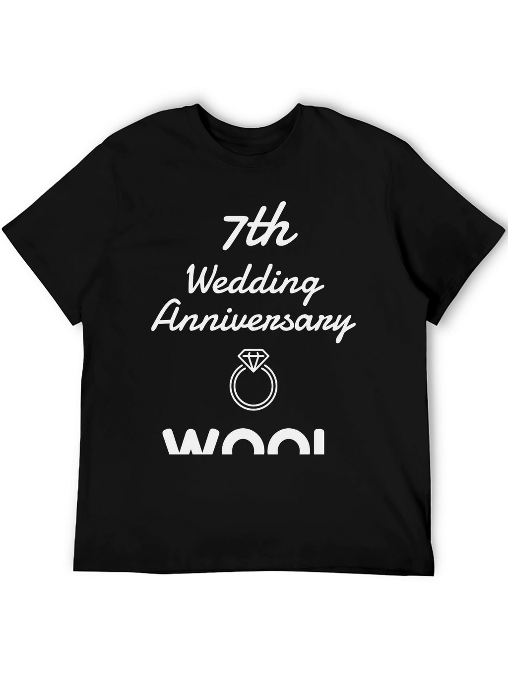 7th Wedding Anniversary - Wool T-Shirt
