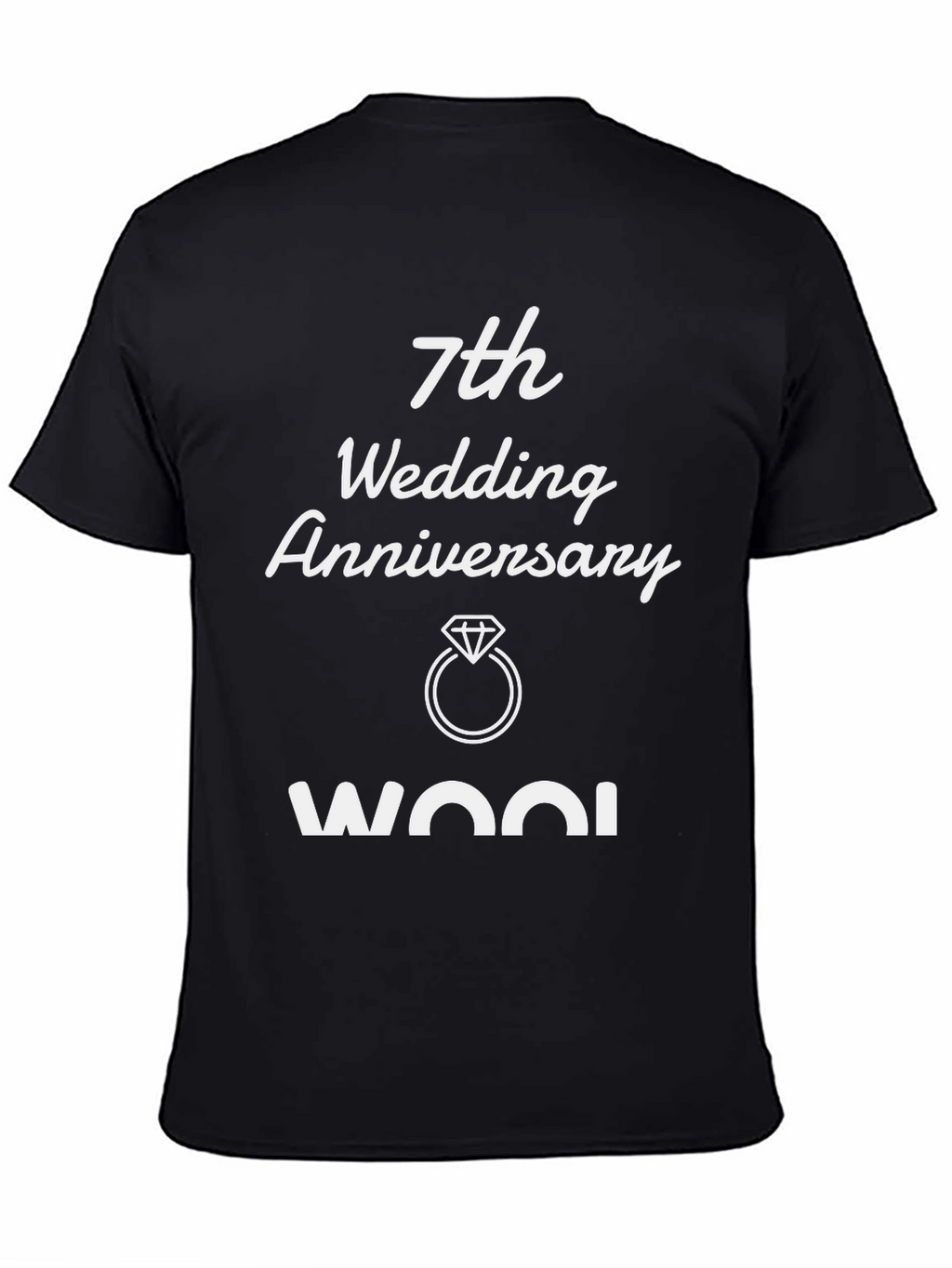 7th Wedding Anniversary - Wool T-Shirt