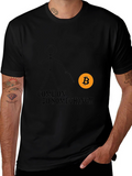 Bitcoin Stick Figure Graphic Tee