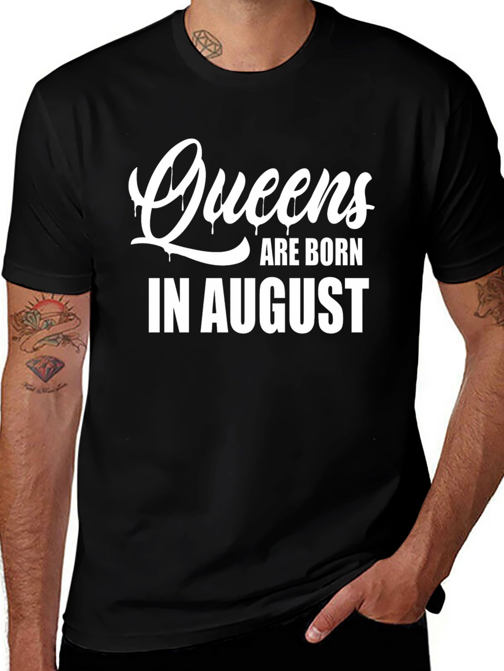 Queens Are Born In August T-Shirt