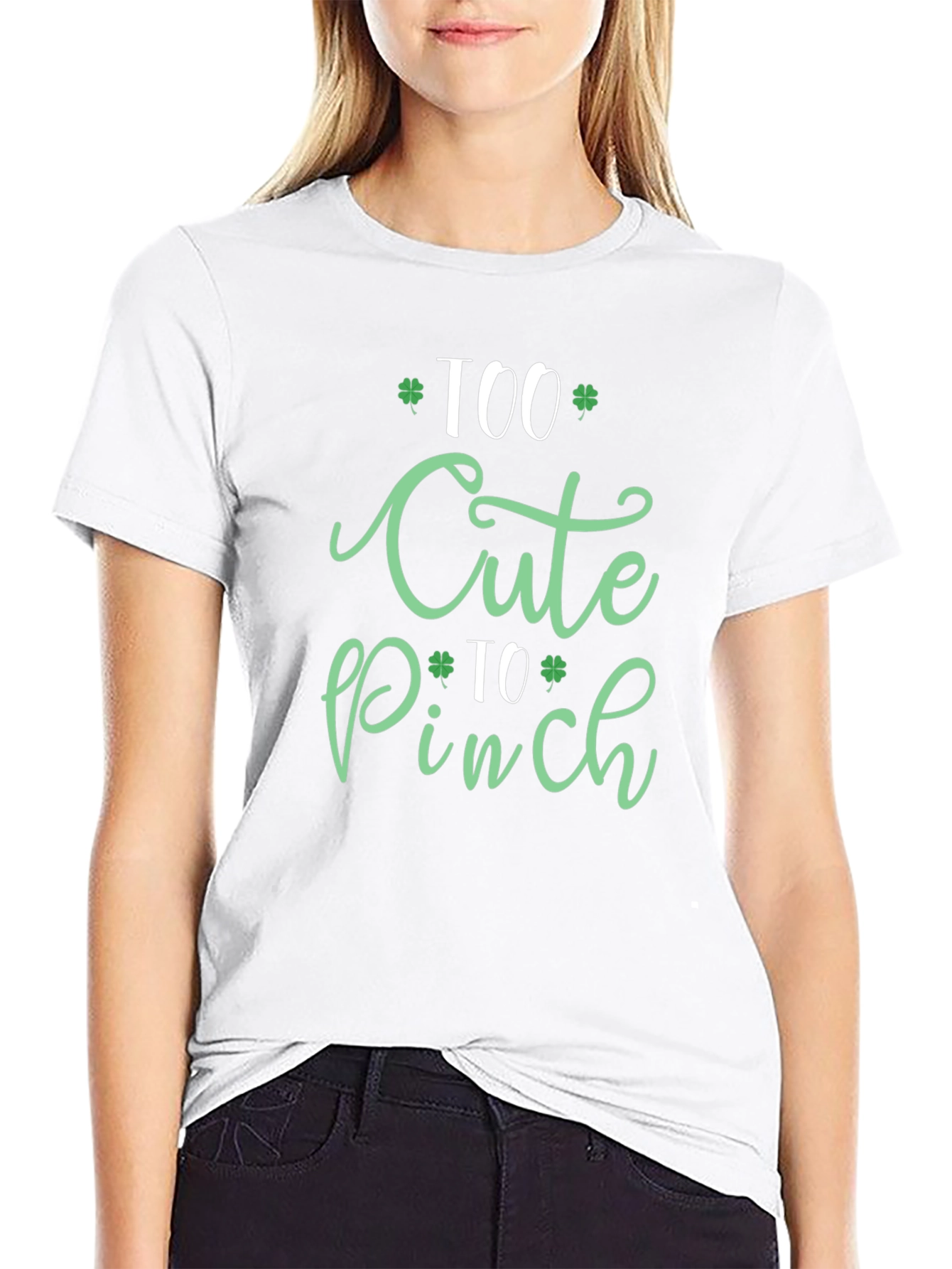 Too Cute to Pinch St. Patricks Day Graphic Tee