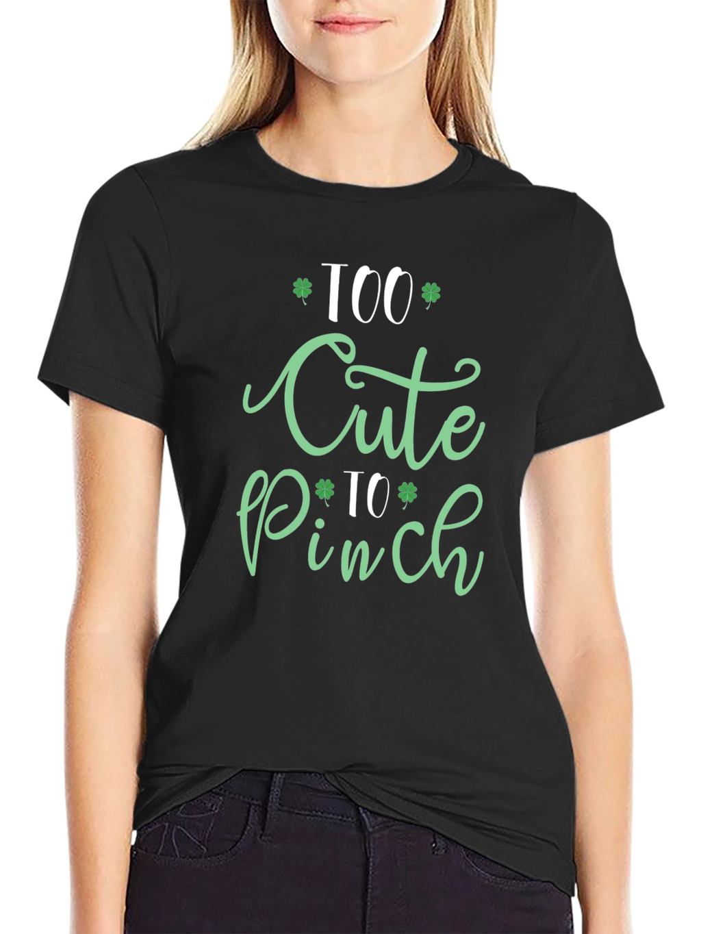 Too Cute to Pinch St. Patricks Day Graphic Tee