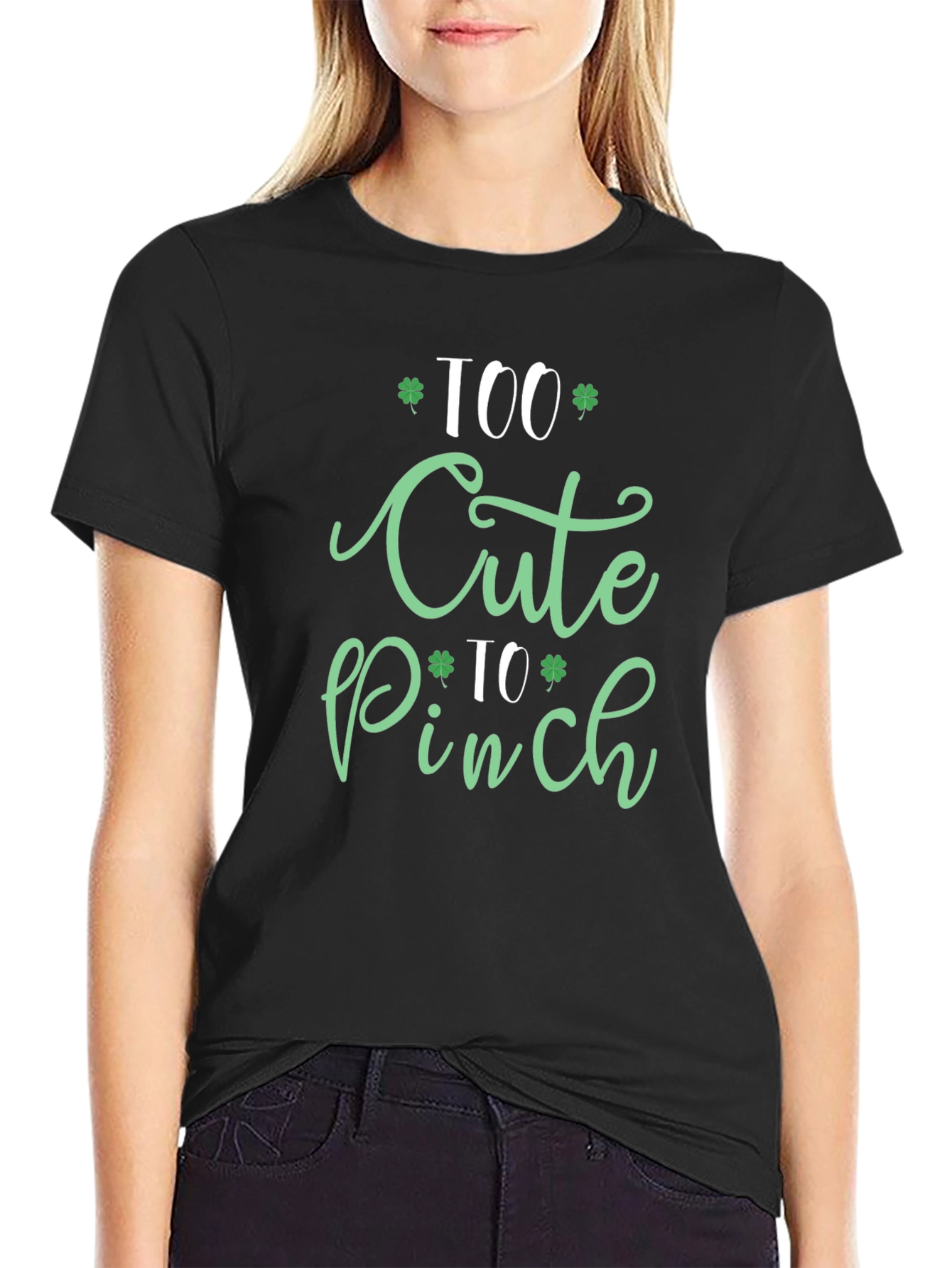 Too Cute to Pinch St. Patricks Day Graphic Tee