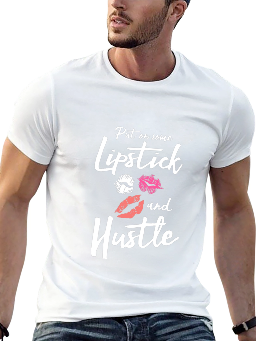 Lipstick and Hustle Graphic Tee