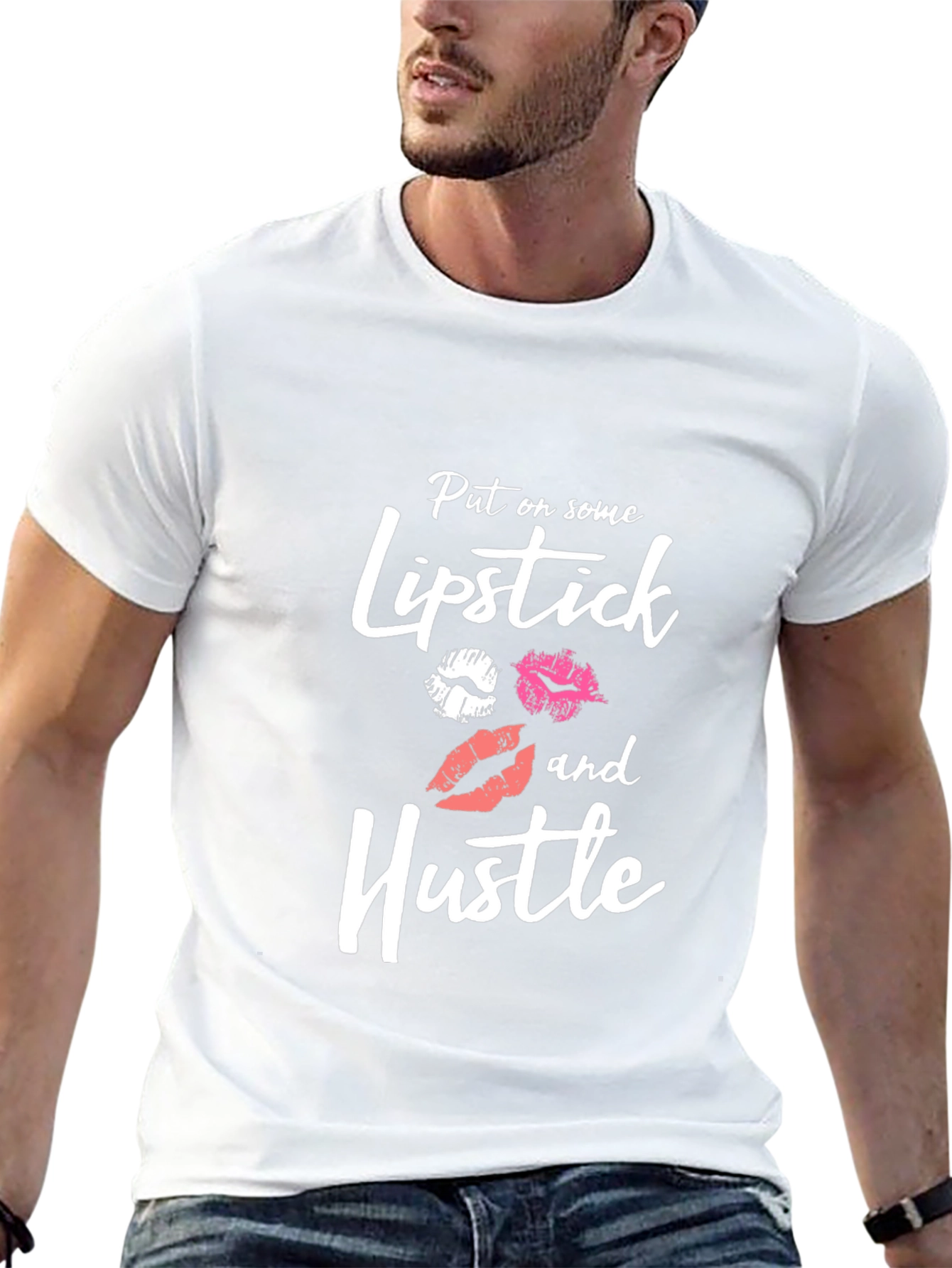Lipstick and Hustle Graphic Tee