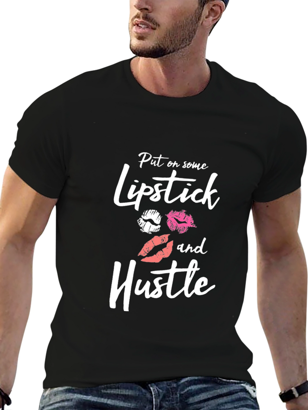 Lipstick and Hustle Graphic Tee
