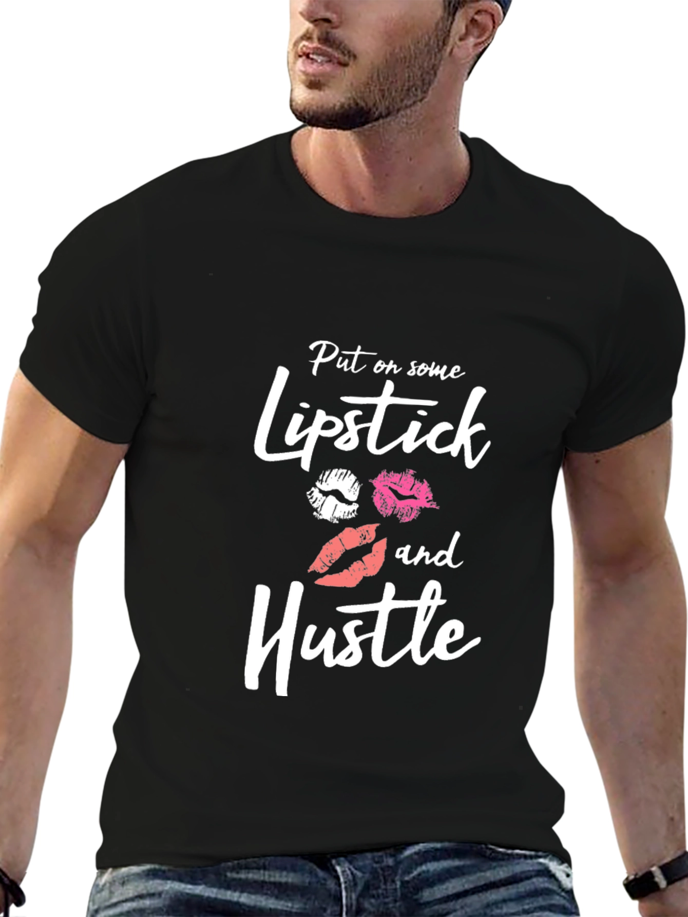 Lipstick and Hustle Graphic Tee