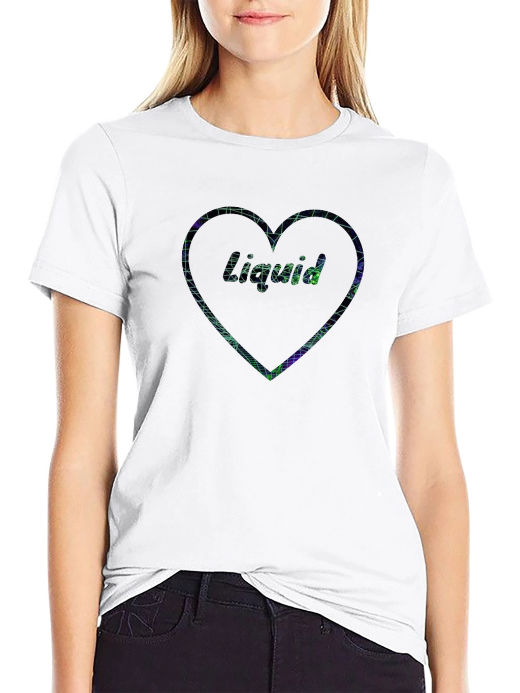 Liquid Love Graphic Tee - Black Unisex T-Shirt