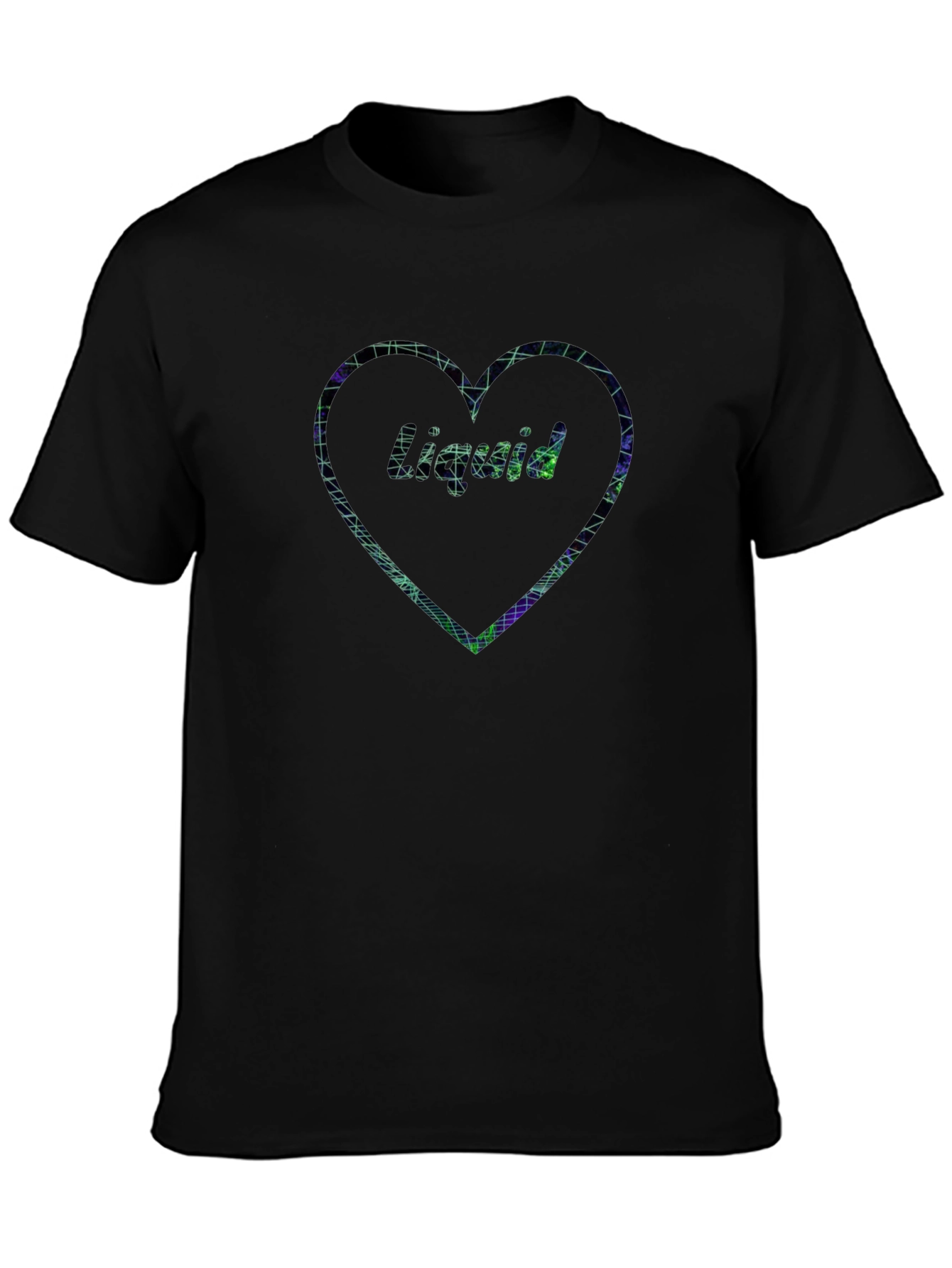 Liquid Love Graphic Tee - Black Unisex T-Shirt