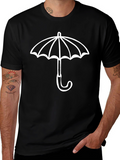 Umbrella Graphic T-Shirt - Stylish Cotton Tee