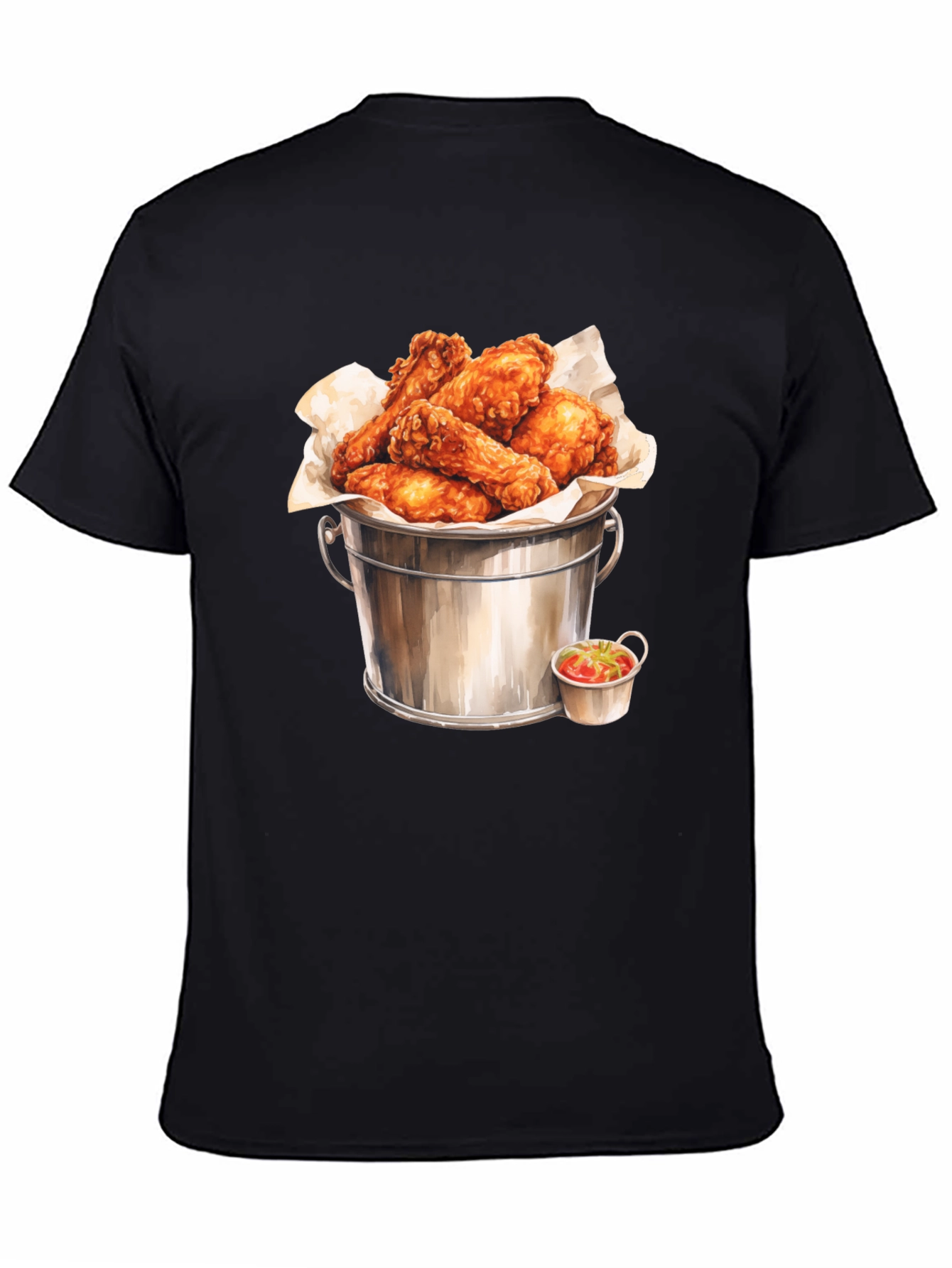 Bucket of Wings Graphic Tee - Foodie Fashion