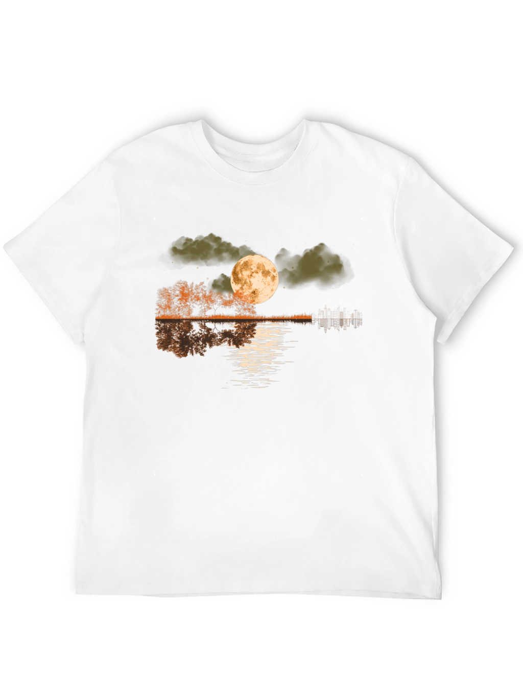 Moonlit Lake Graphic Tee - Black