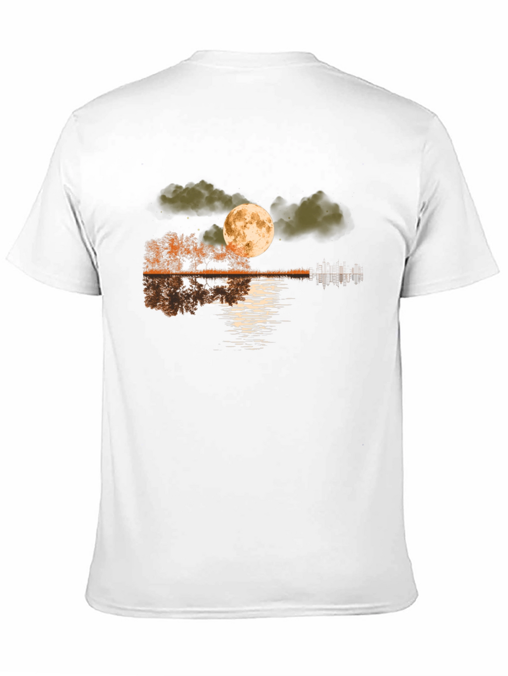 Moonlit Lake Graphic Tee - Black