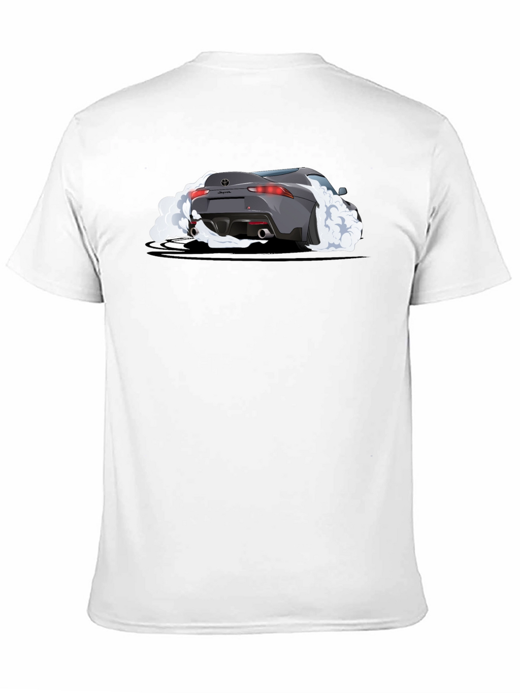 Supra Burnout Graphic Tee - Black Cotton T-Shirt