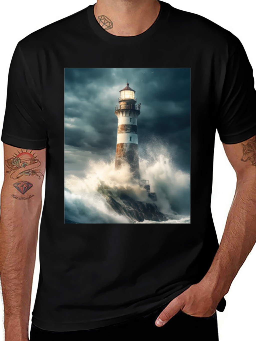 Lighthouse Wave T-Shirt