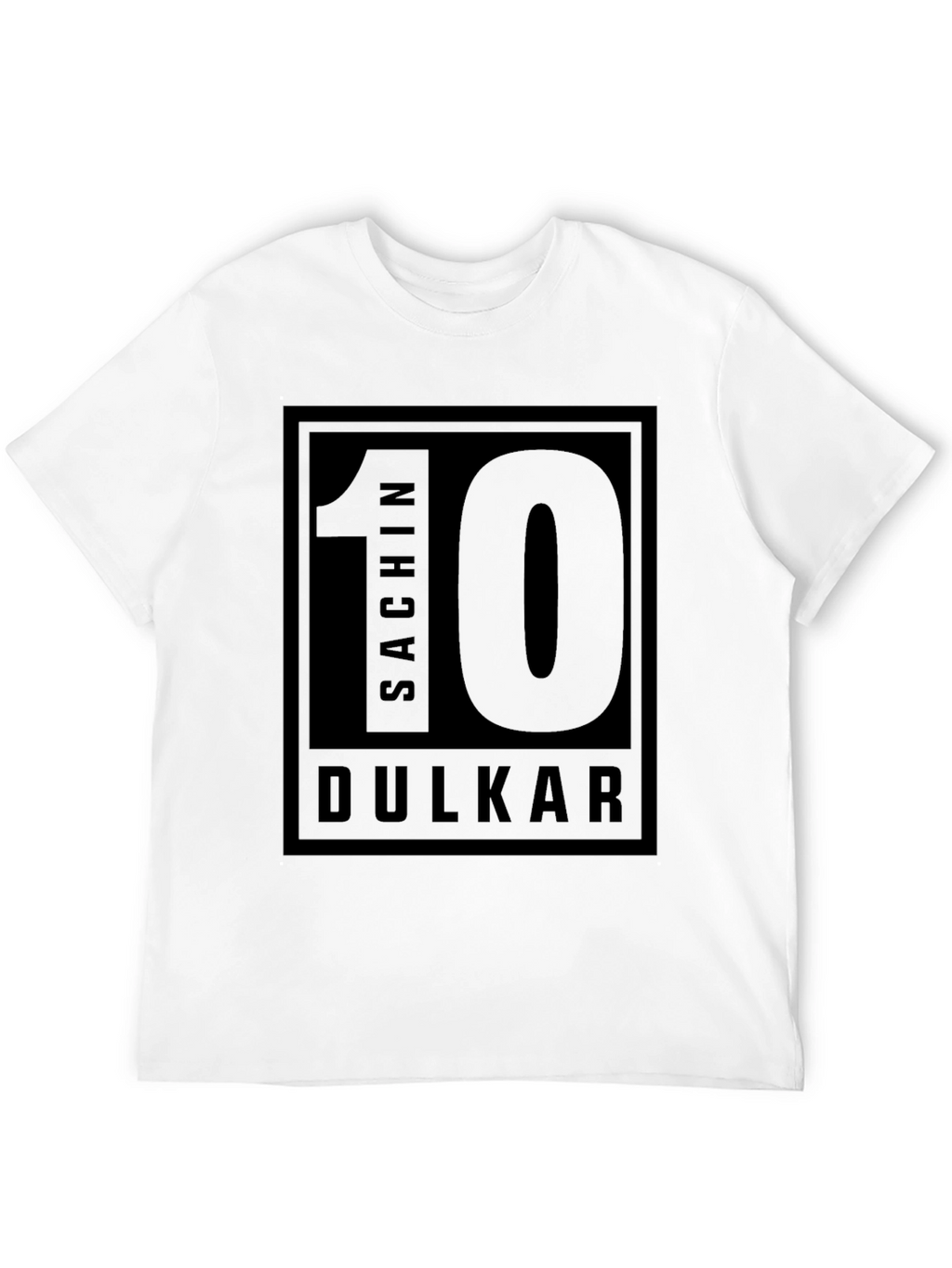 Sachin Dulkar 10 Black T-Shirt