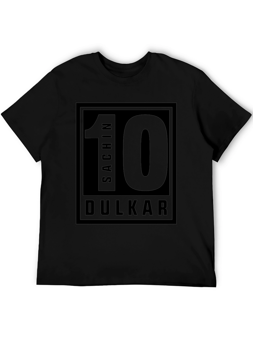 Sachin Dulkar 10 Black T-Shirt