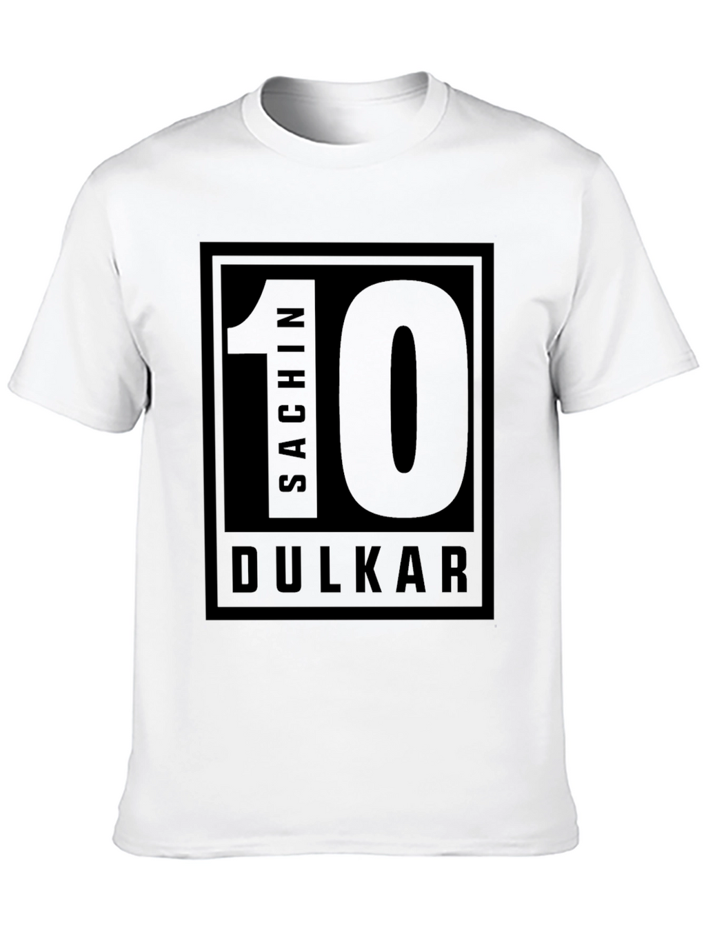 Sachin Dulkar 10 Black T-Shirt