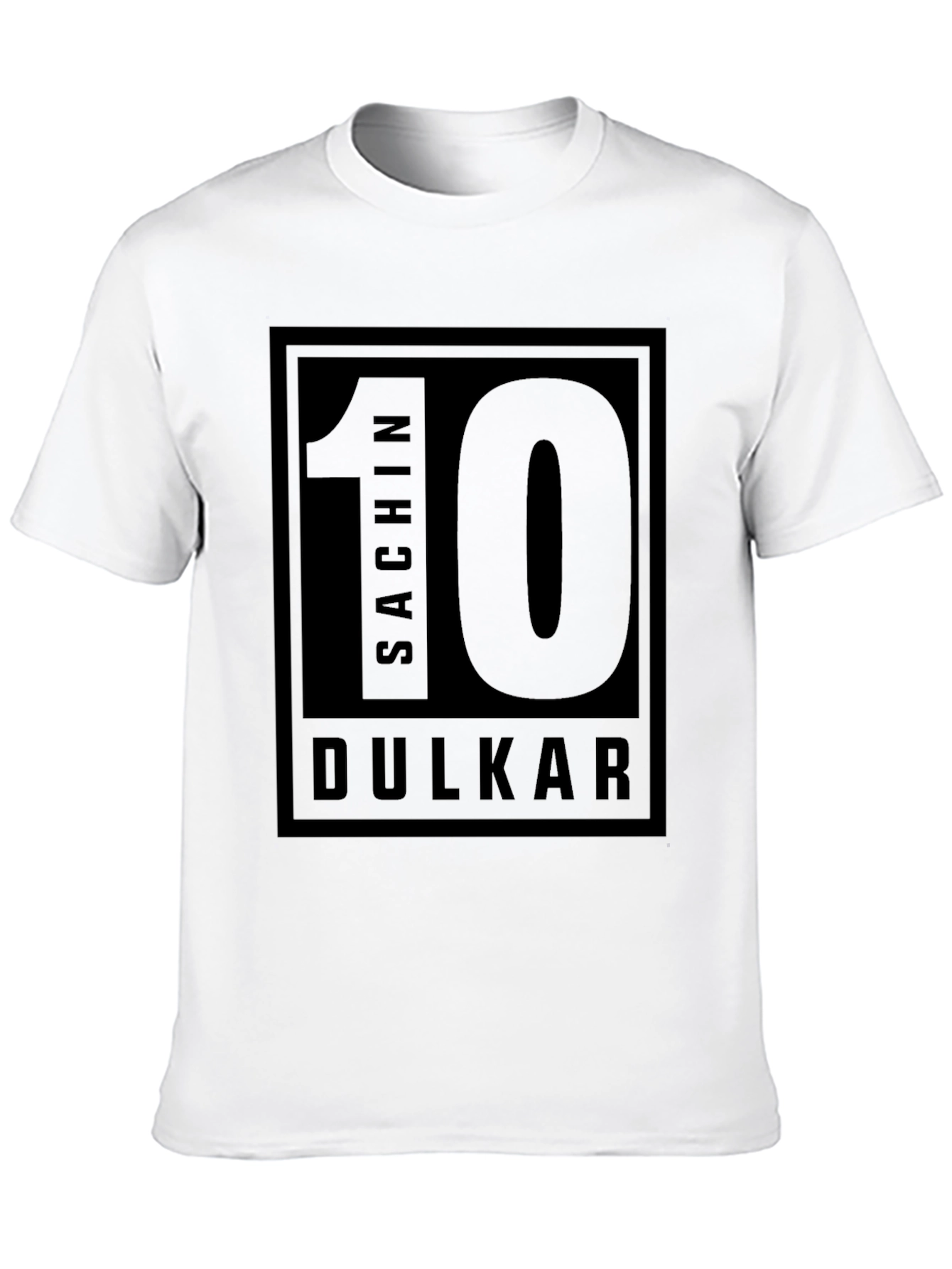 Sachin Dulkar 10 Black T-Shirt