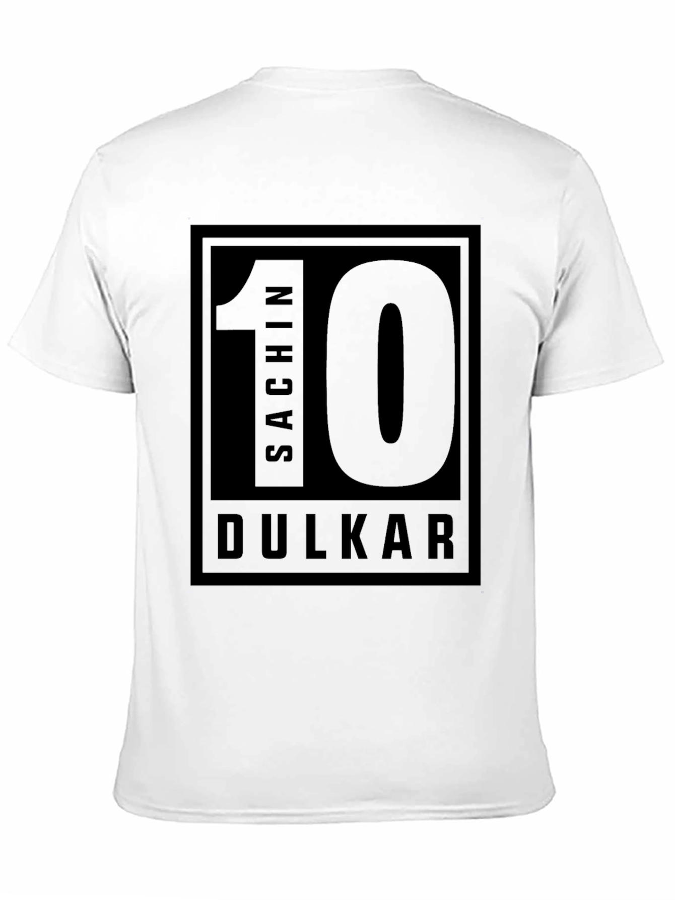 Sachin Dulkar 10 Black T-Shirt