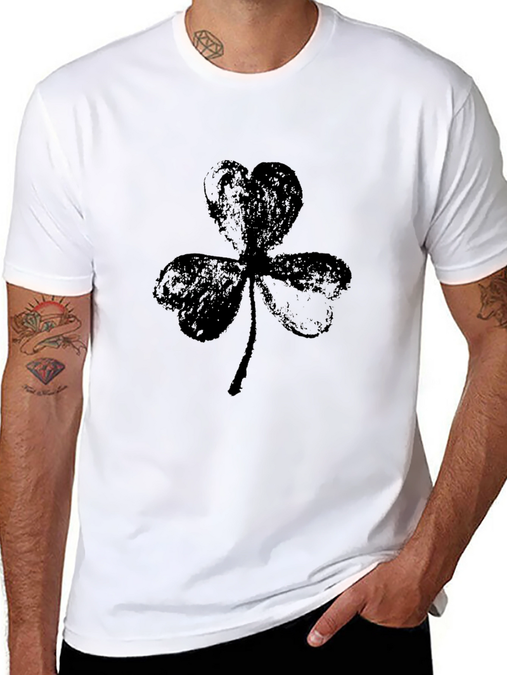 Shamrock Graphic Tee - Black St. Patricks Day T-Shirt