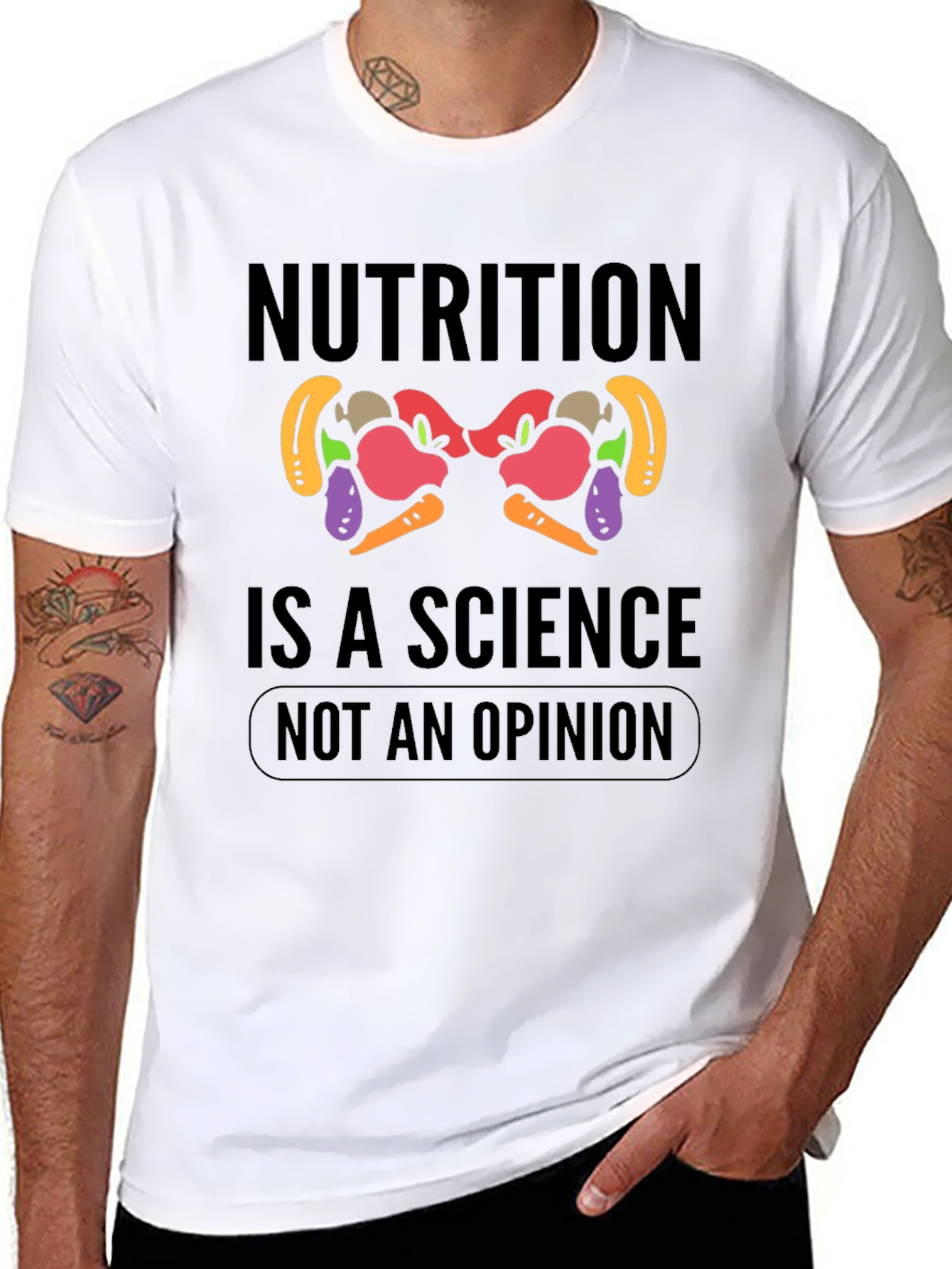 Nutrition is Science T-Shirt - Black Graphic Tee