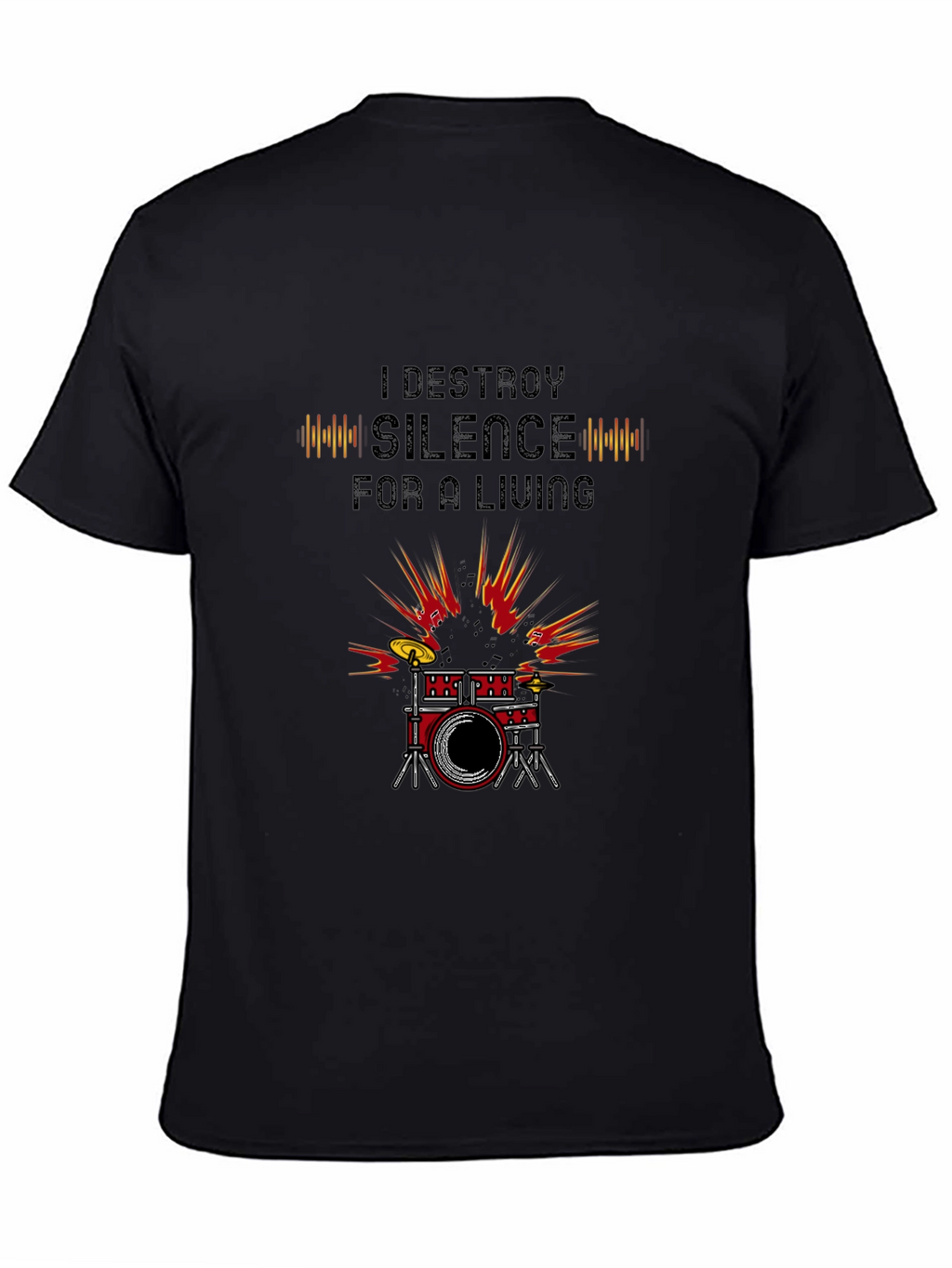 Destroy Silence Drum T-Shirt