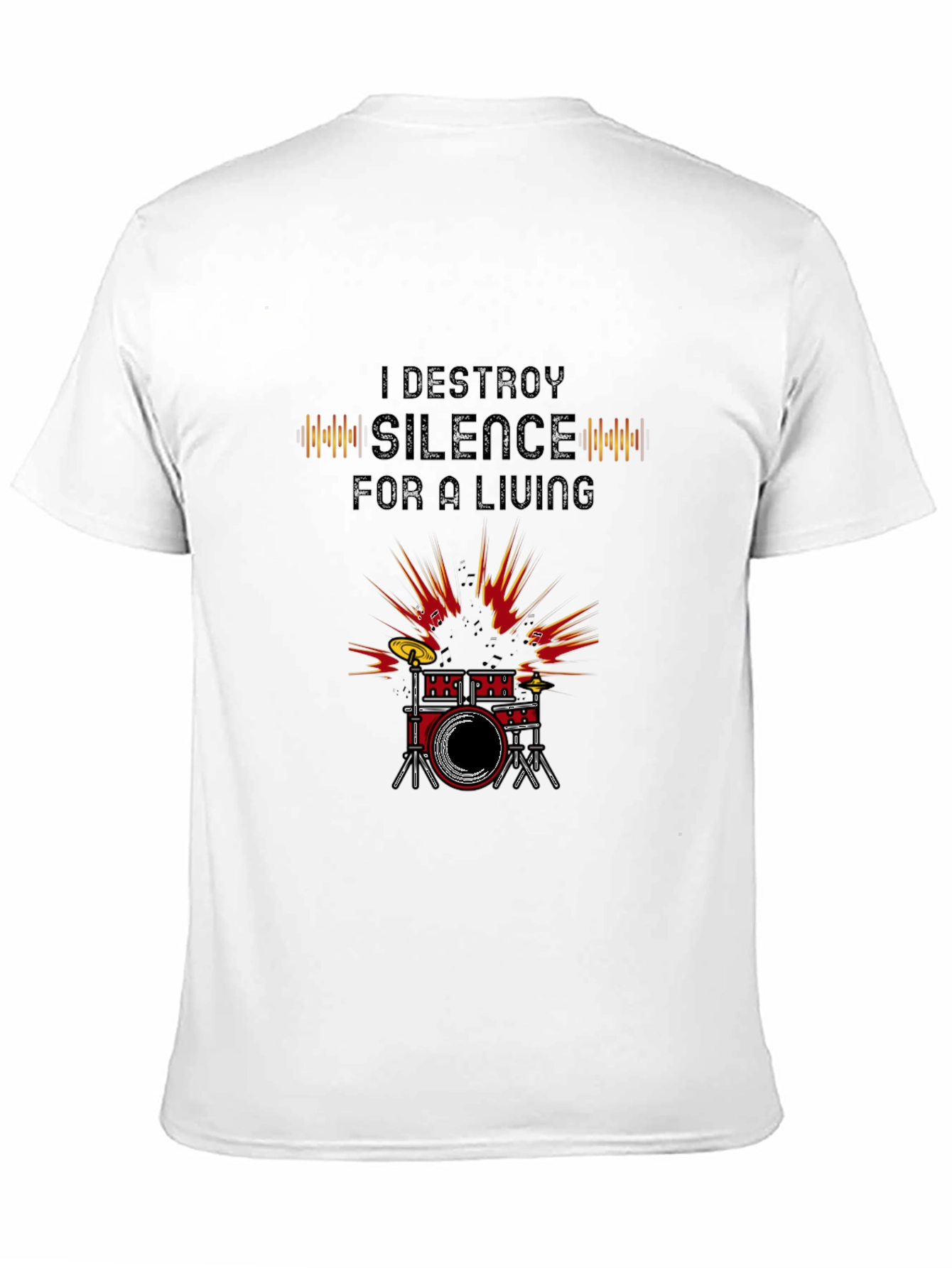 Destroy Silence Drum T-Shirt