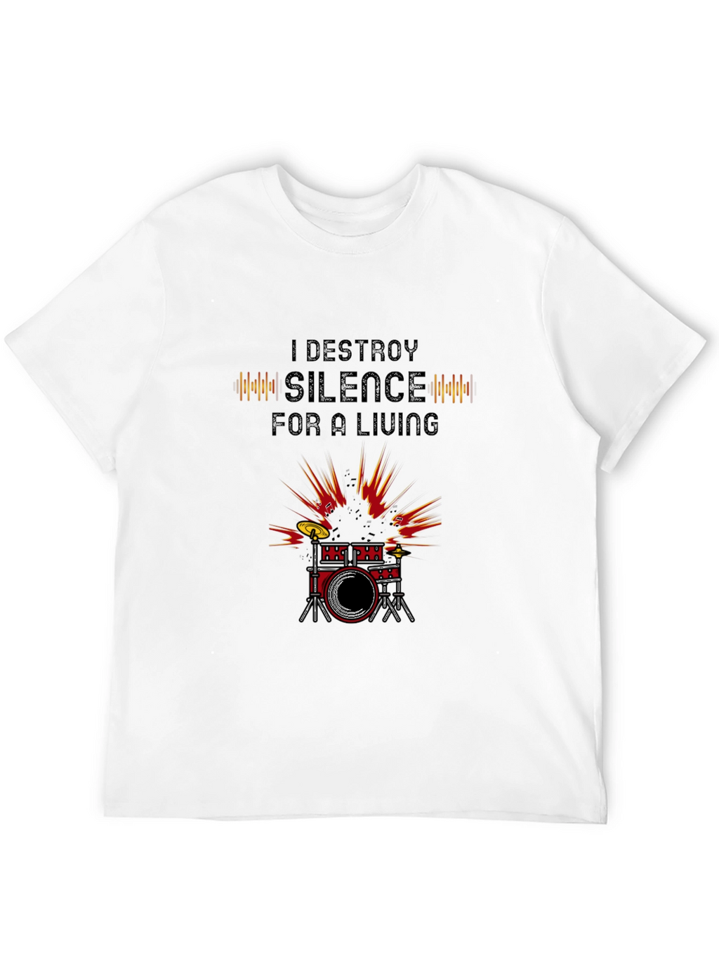 Destroy Silence Drum T-Shirt