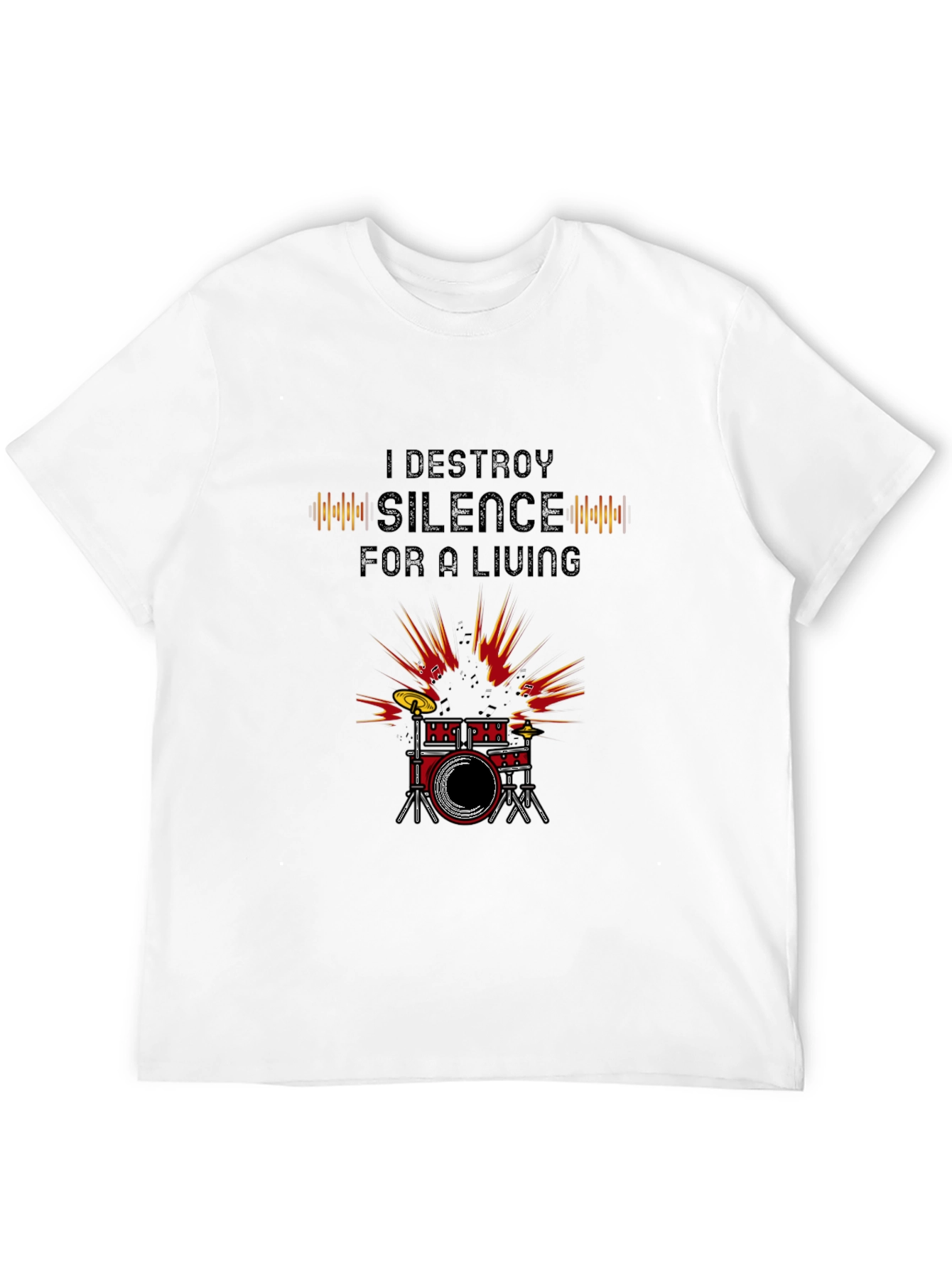 Destroy Silence Drum T-Shirt
