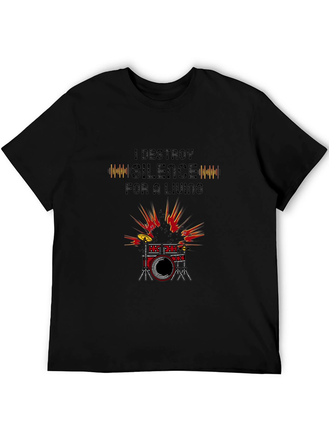 Destroy Silence Drum T-Shirt