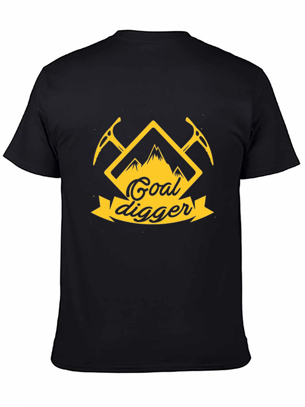 Goal Digger Graphic T-Shirt - Black