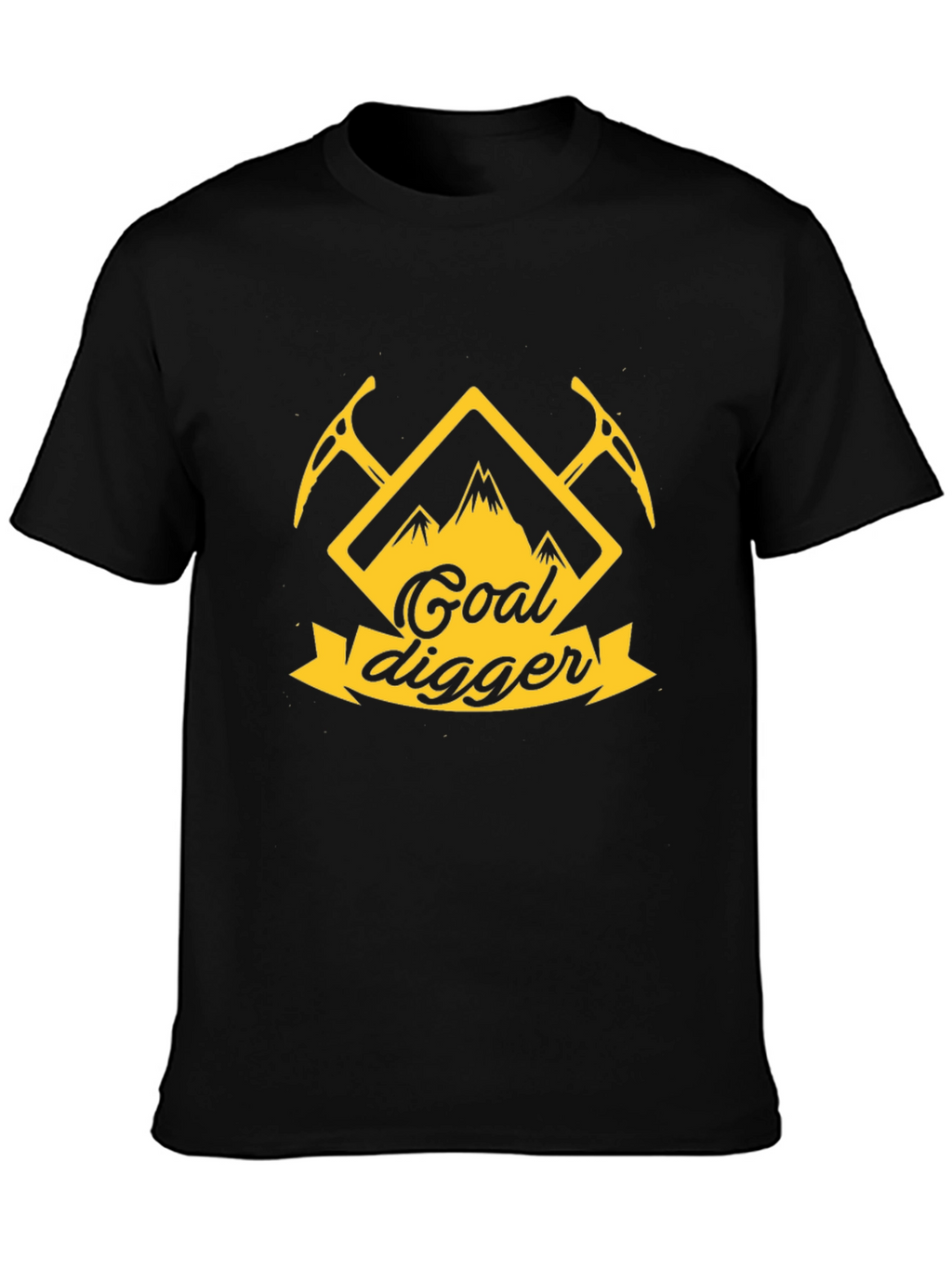Goal Digger Graphic T-Shirt - Black