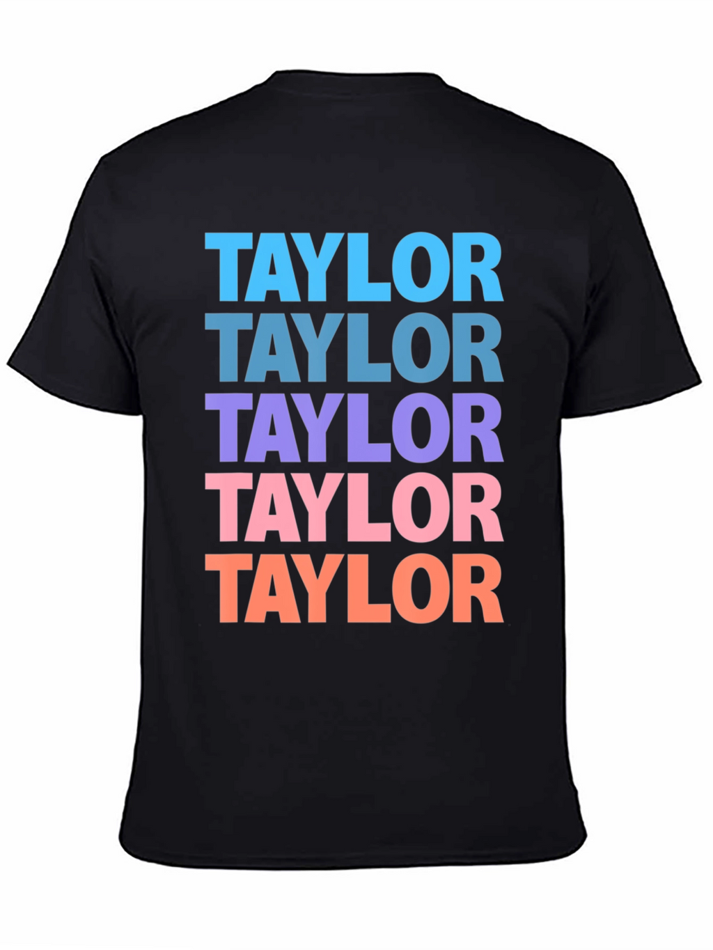 Taylor Repeat Graphic Black T-Shirt