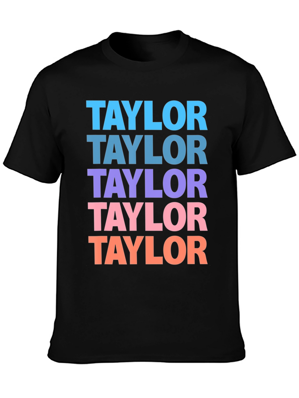 Taylor Repeat Graphic Black T-Shirt