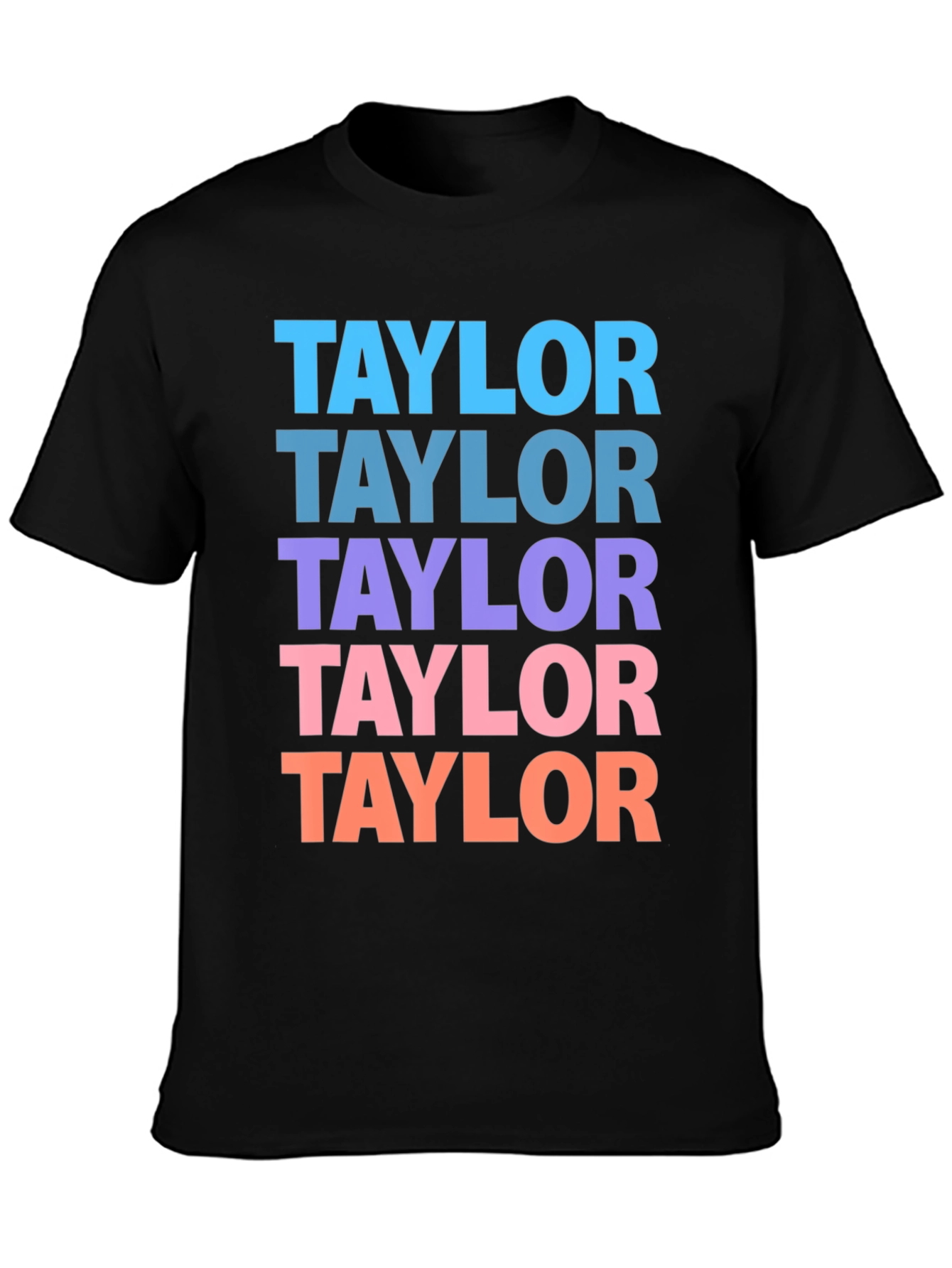 Taylor Repeat Graphic Black T-Shirt