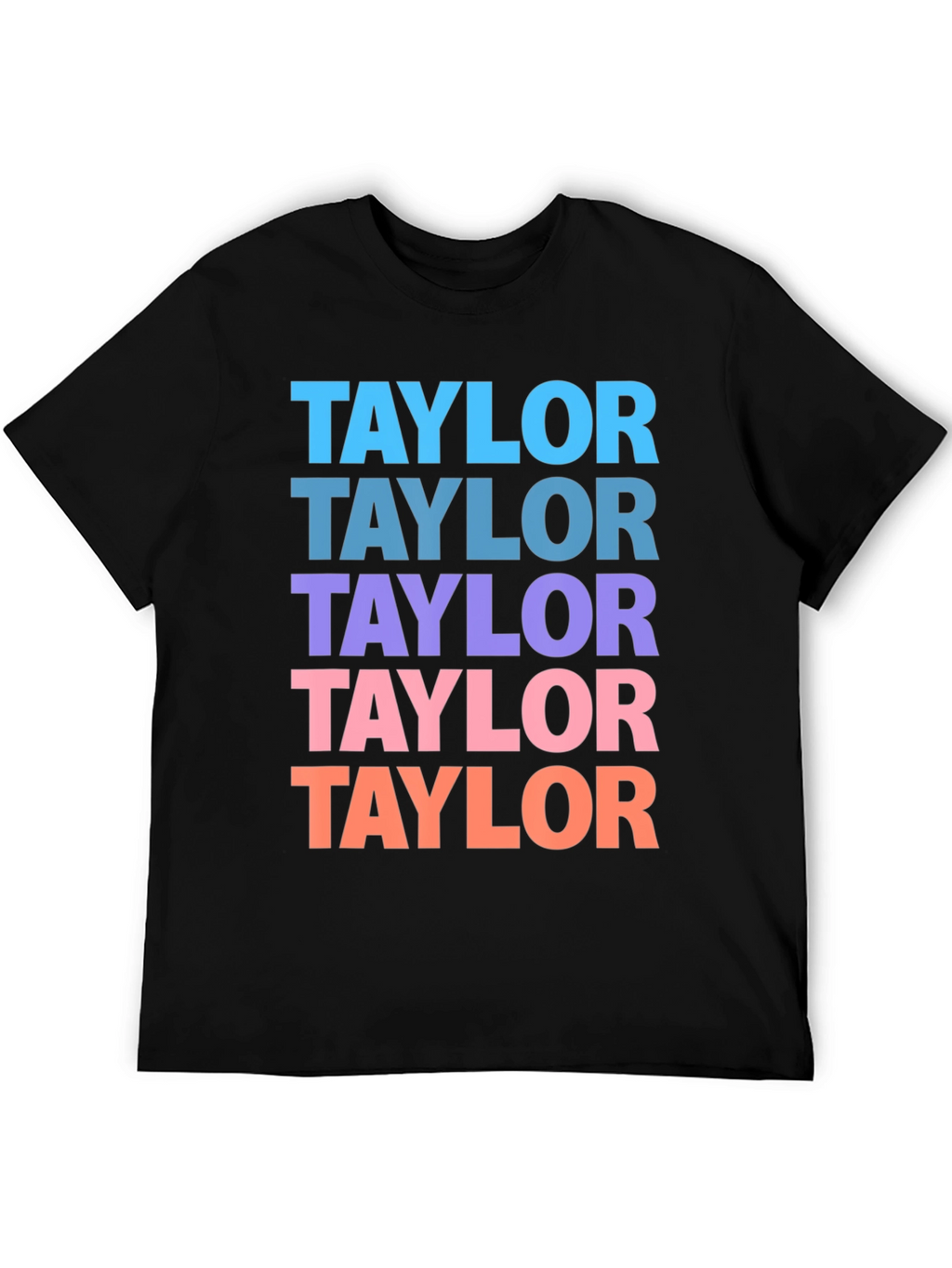 Taylor Repeat Graphic Black T-Shirt